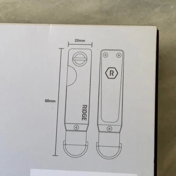 The Ridge KeyCase in Orange - Picture 3 of 10
